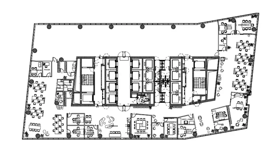 Biuro w prestiżowym biurowcu, Warszawa. 8