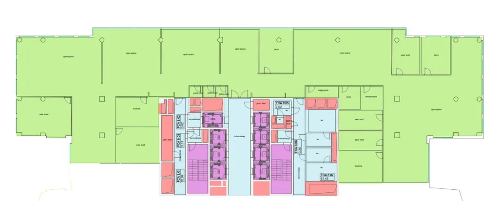 Biuro z dobrą komunikacją Warszawa, Ochota. 7
